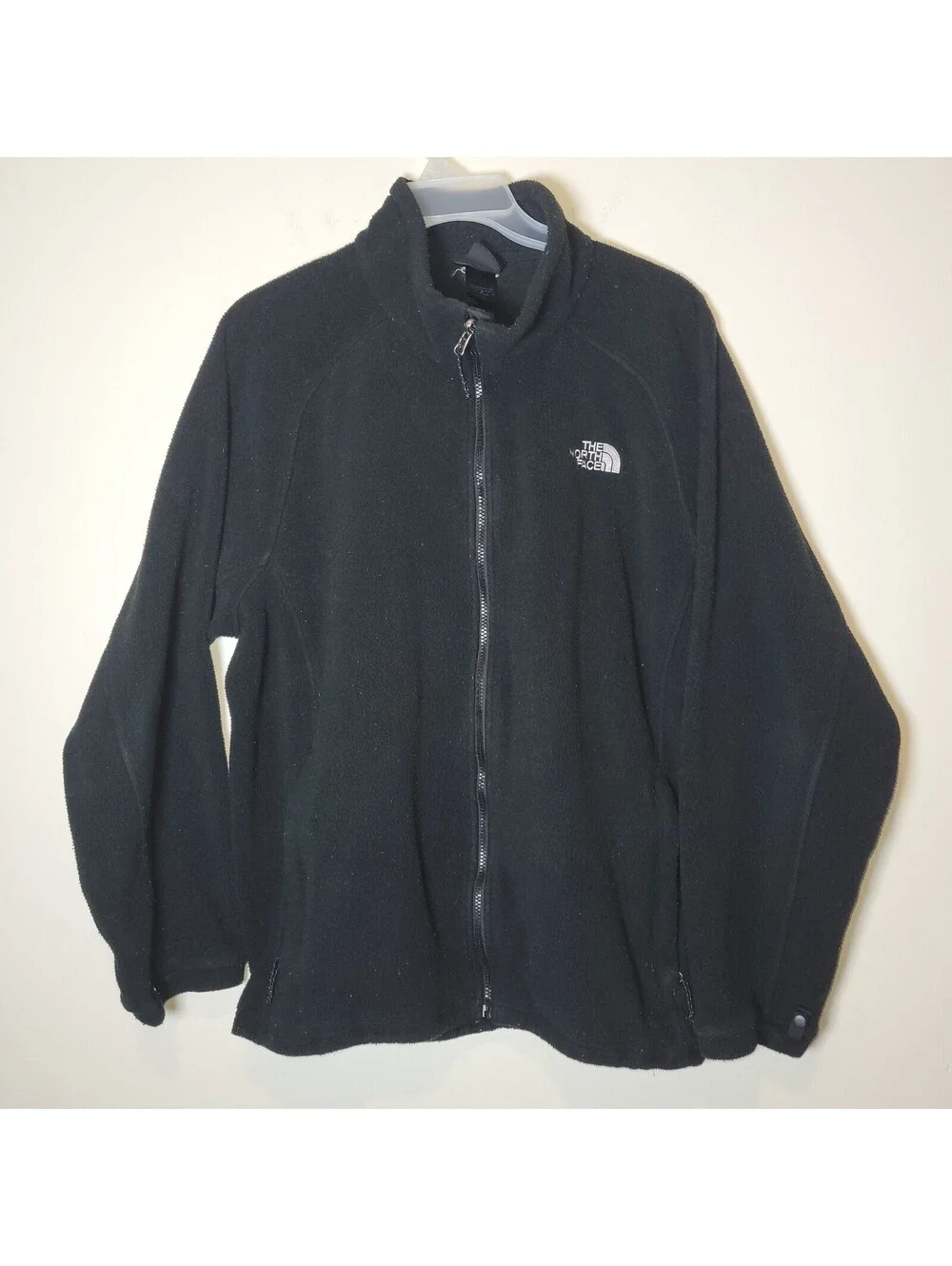 The North Face Men's Black Full Zip Fleece Jacket Coat Size XXL/2TG Outdoor Warm